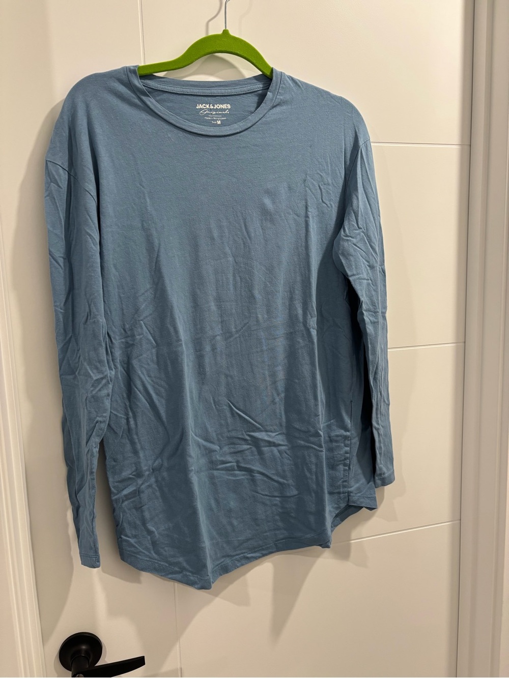 Jack & Jones Long Sleeve Crew Neck Shirt - Light Blue